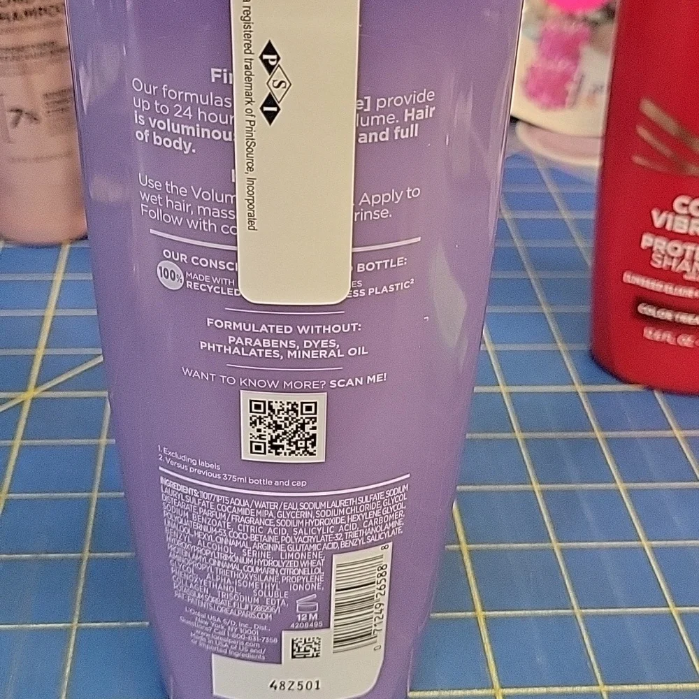 L'Oreal Elvive Volume Filler Shampoo - 375ml New Bottle